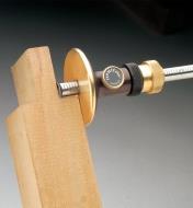 Micro-Adjust Gauge measuring the depth of a tenon